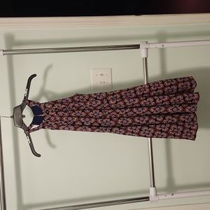 Express Fit & Flare Medallion Dress